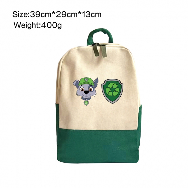 PAW Patrol Anime Surrounding Canvas Colorful Backpack 39x29x13cm