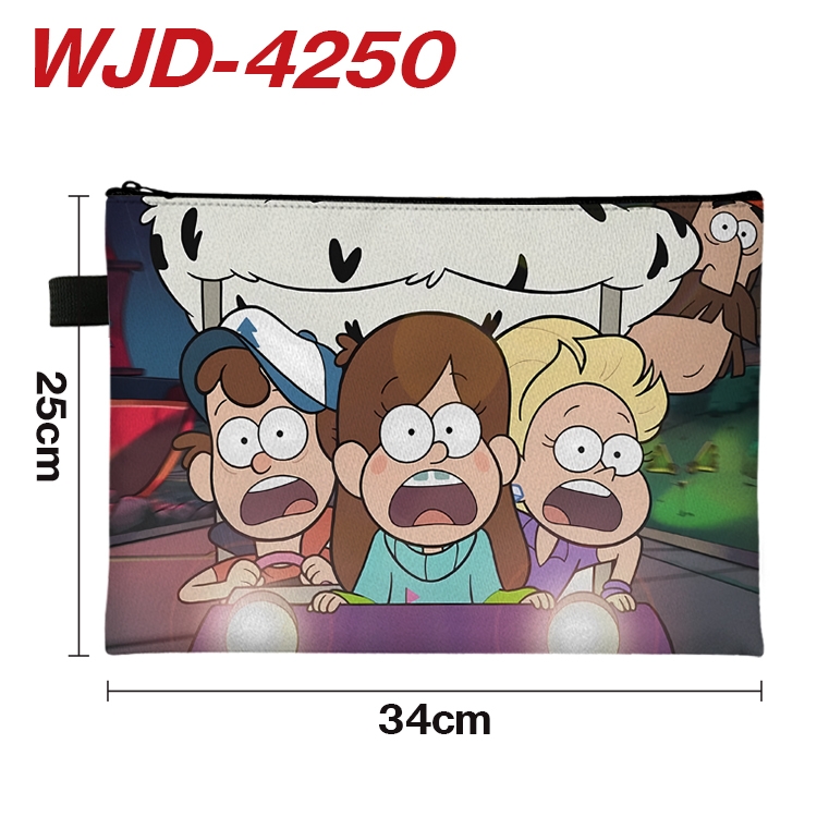 Gravity Falls Anime Full Color A4 Document Bag 34x25cm  WJD-4250