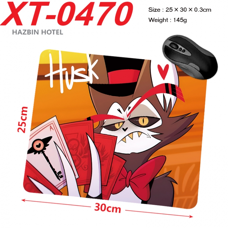 Hazbin Hotel Anime peripheral new lock edge mouse pad 25X30cm XT-0470