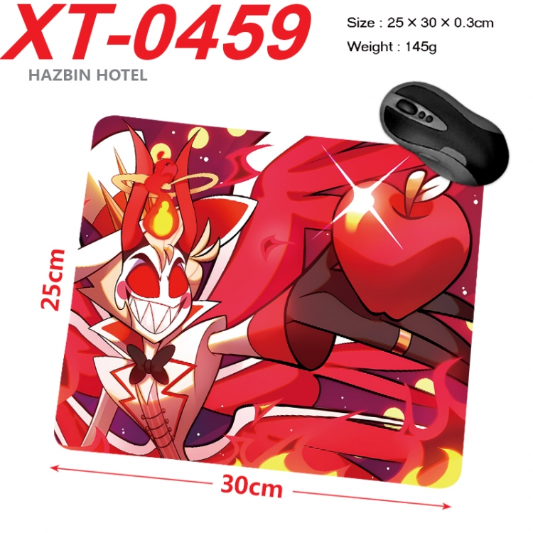 Hazbin Hotel Anime peripheral new lock edge mouse pad 25X30cm XT-0459