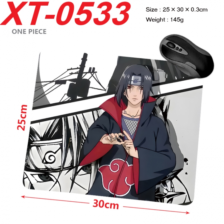 Naruto Anime peripheral new lock edge mouse pad 25X30cm XT-0533
