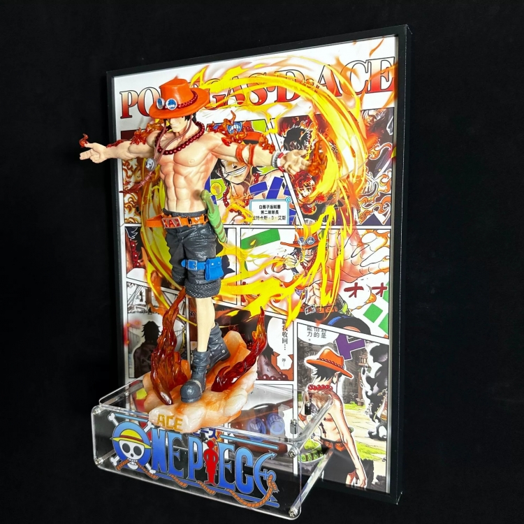  One Piece Anime 3D Model Trendy Play Gift Ornament Handmade Combination Painting