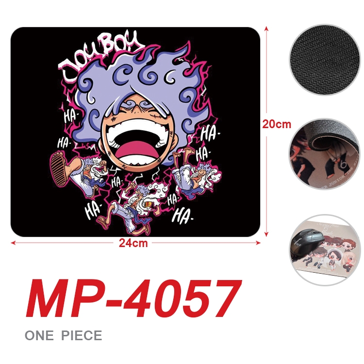 One Piece Anime Full Color Printing Mouse Pad Unlocked 20X24cm price for 5 pcs MP-4057