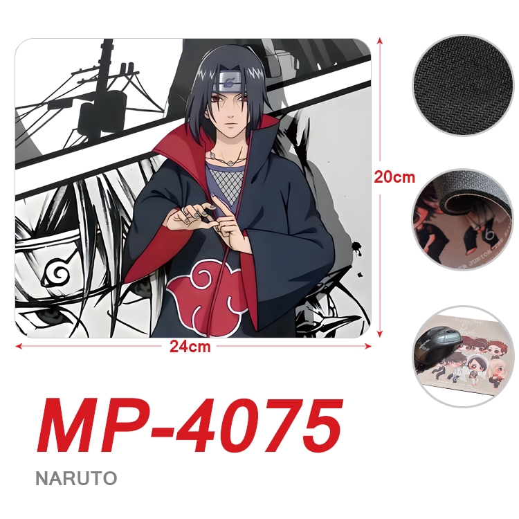 Naruto Anime Full Color Printing Mouse Pad Unlocked 20X24cm price for 5 pcs  MP-4075
