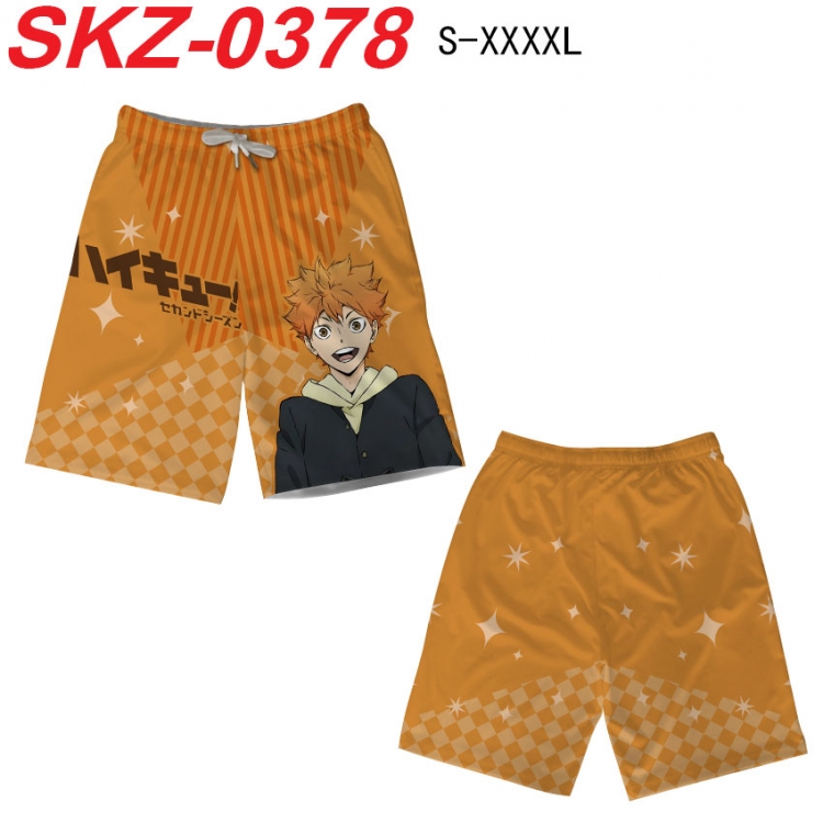 Haikyuu!! Anime full-color digital printed beach shorts from S to 4XL SKZ-0378