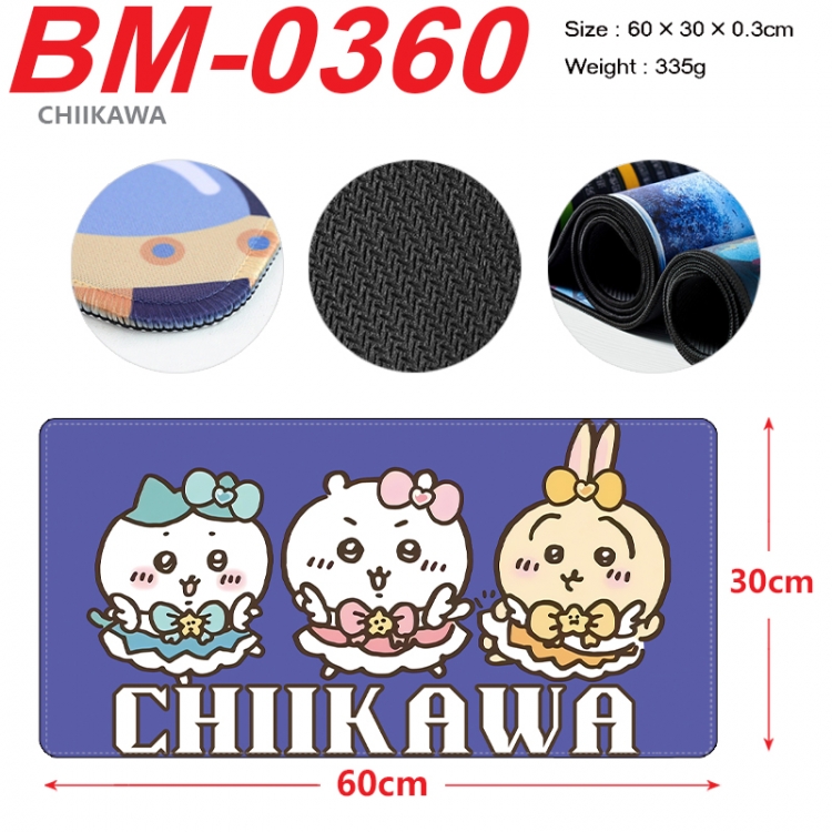 Chiikawa Anime peripheral lock edge mouse pad 60X30cm BM-0360