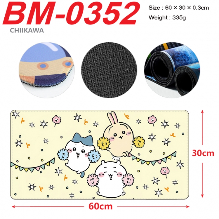 Chiikawa Anime peripheral lock edge mouse pad 60X30cm BM-0352