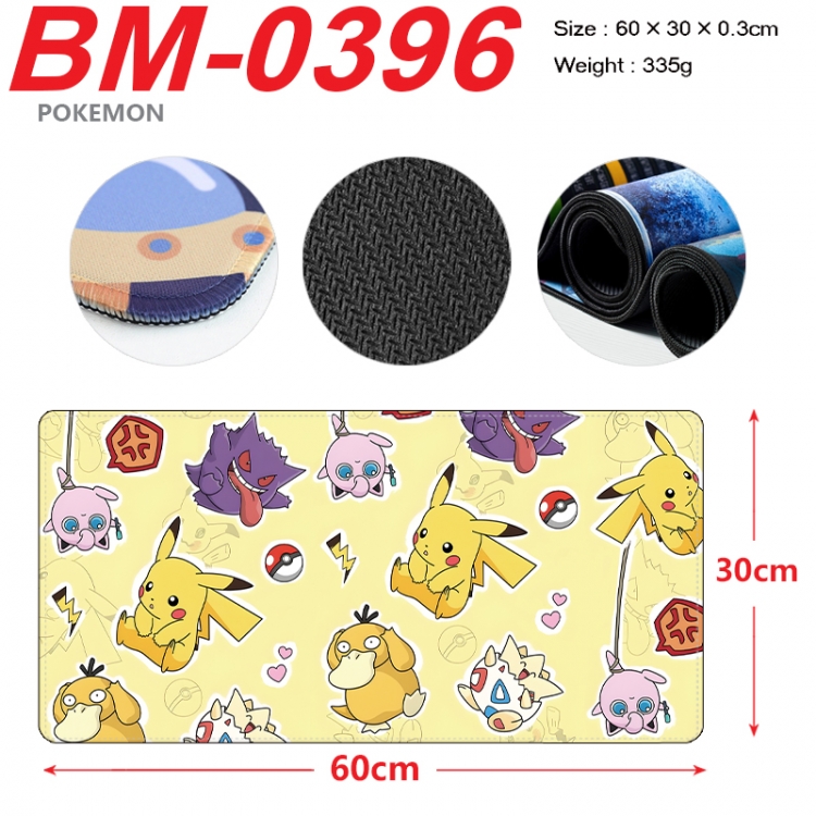 Pokemon Anime peripheral lock edge mouse pad 60X30cm  BM-0396
