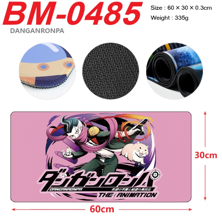 Dangan-Ronpa Anime peripheral lock edge mouse pad 60X30cm BM-0485