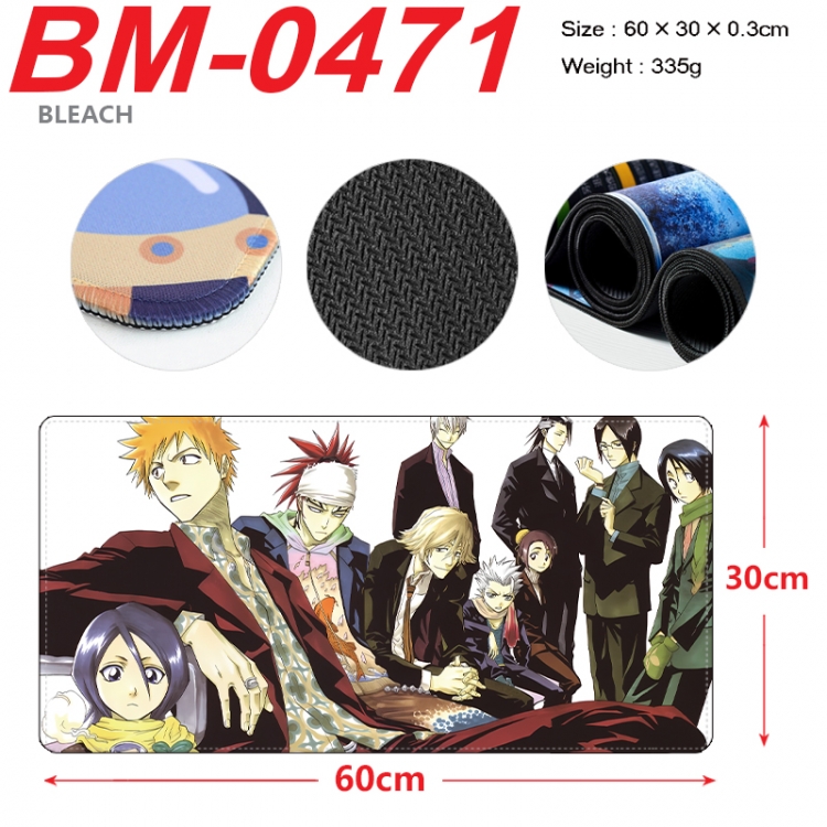 Bleach Anime peripheral lock edge mouse pad 60X30cm  BM-0471