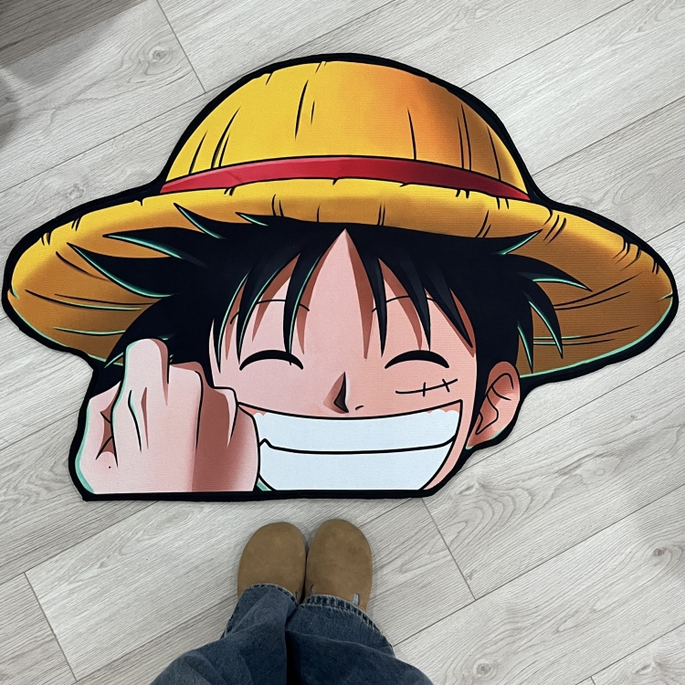 One Piece anime thick Belgian velvet anti slip carpet 1m