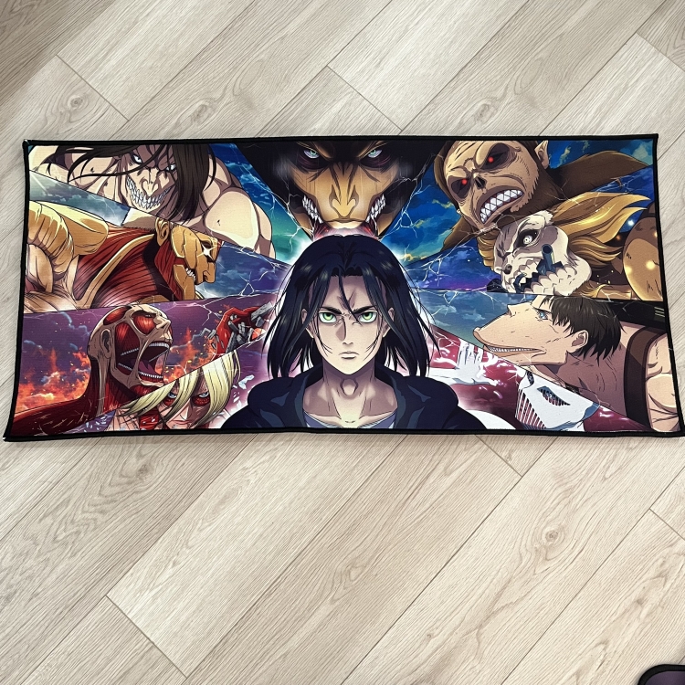 Shingeki no Kyojin anime thick Belgian velvet anti slip carpet 1m