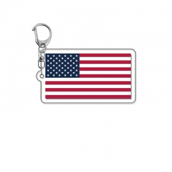 American Flag Anime Acrylic Ke...