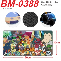 Pokemon Anime peripheral lock edge mouse pad 60X30cm