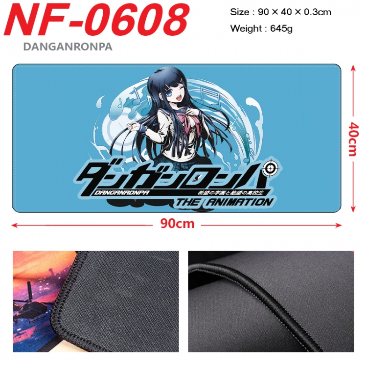 Dangan-Ronpa Anime peripheral lock edge mouse pad 90X40cm  NF-0608
