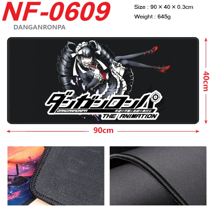 Dangan-Ronpa Anime peripheral lock edge mouse pad 90X40cm  NF-0609