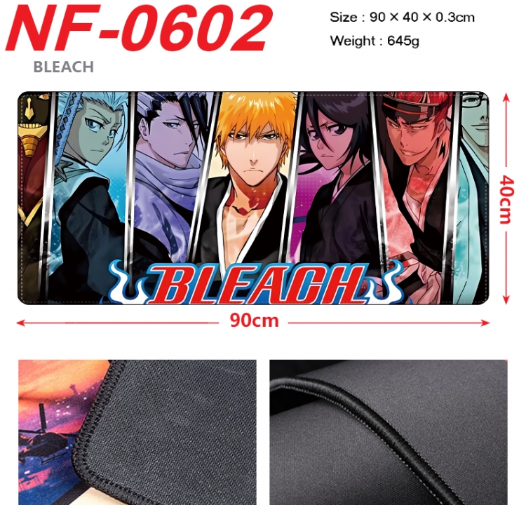 Bleach Anime peripheral lock edge mouse pad 90X40cm NF-0602