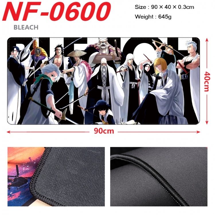 Bleach Anime peripheral lock edge mouse pad 90X40cm NF-0600