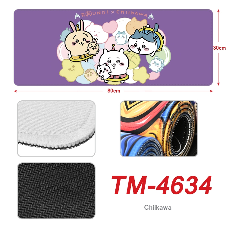 Chiikawa Anime peripheral lock edge mouse pad 80X30cm  TM-4634