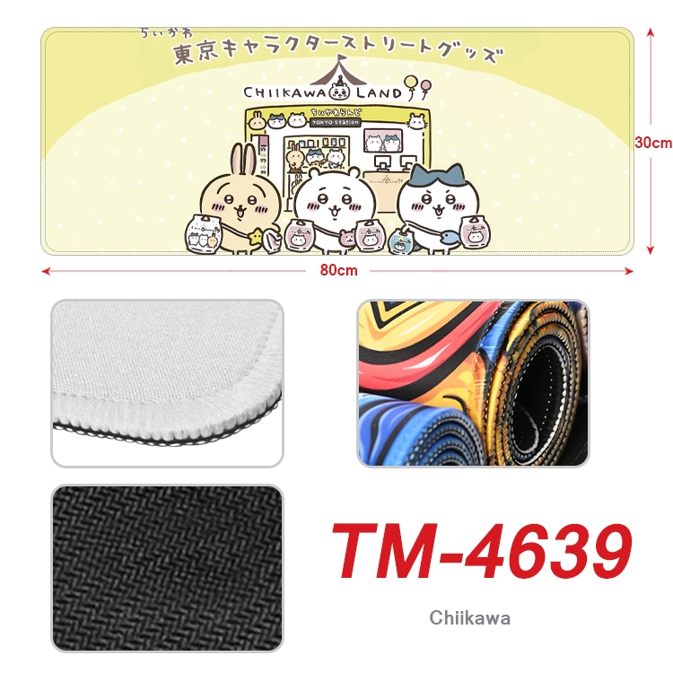Chiikawa Anime peripheral lock edge mouse pad 80X30cm  TM-4639