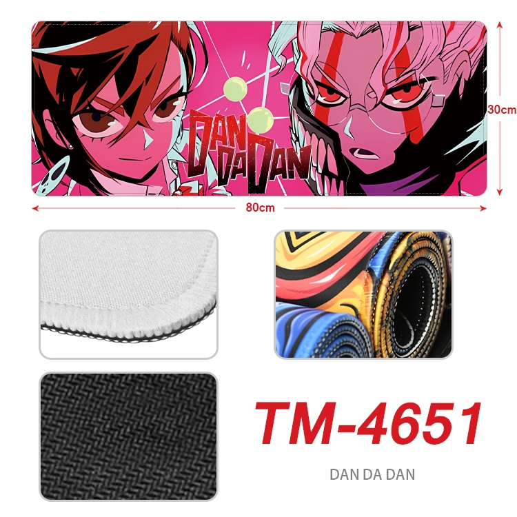 Dandadan Anime peripheral lock edge mouse pad 80X30cm