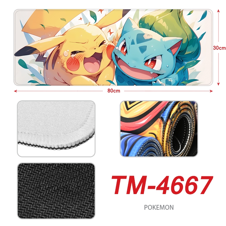 Pokemon Anime peripheral lock edge mouse pad 80X30cm TM-4667