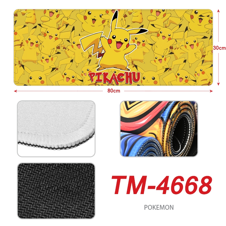 Pokemon Anime peripheral lock edge mouse pad 80X30cm TM-4668