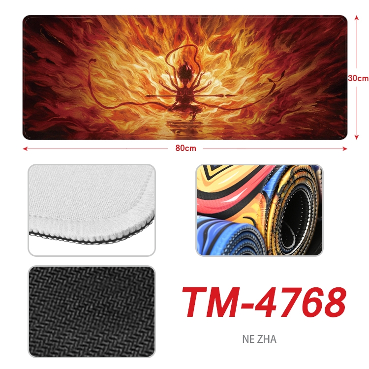 Nezha2 Anime peripheral lock edge mouse pad 80X30cm TM-4768