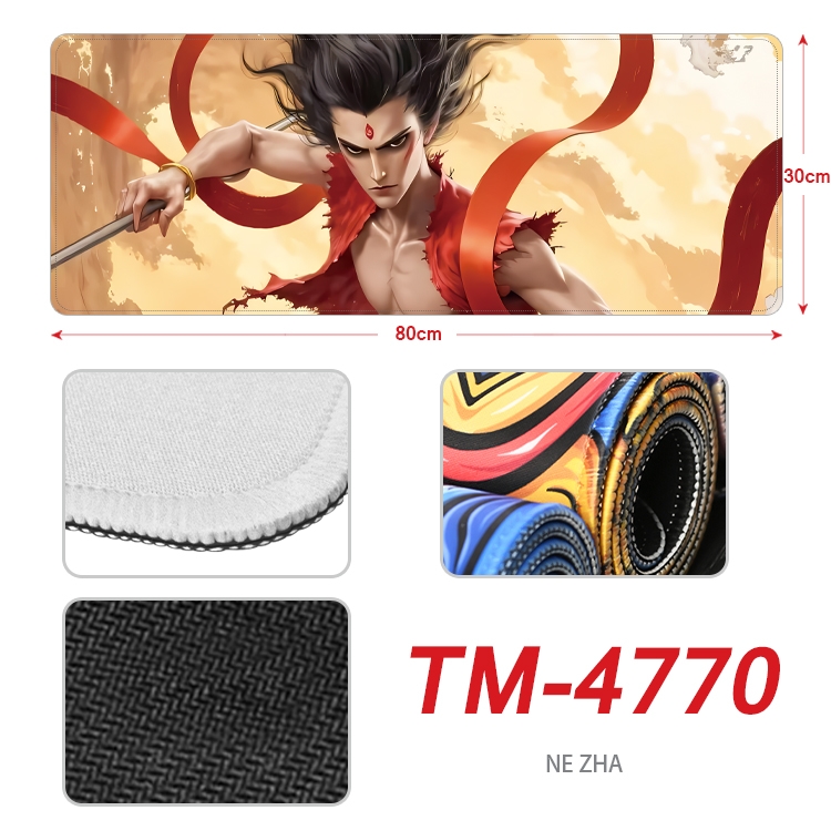 Nezha2 Anime peripheral lock edge mouse pad 80X30cm TM-4770