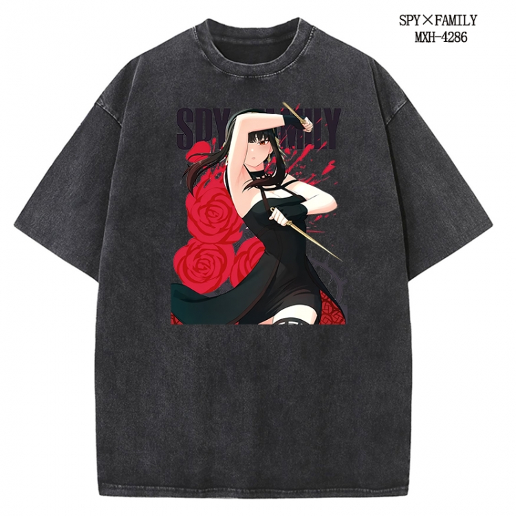 Fairy tail Anime peripheral pure cotton washed and worn T-shirt from S to 2XL MXH-4286