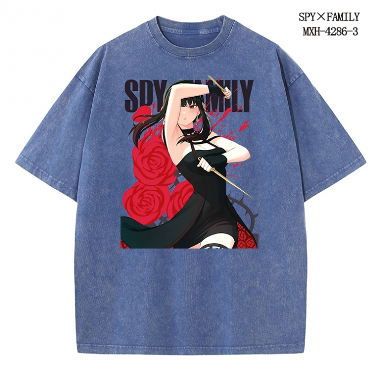 Fairy tail Anime peripheral pure cotton washed and worn T-shirt from S to 2XL  MXH-4286-3