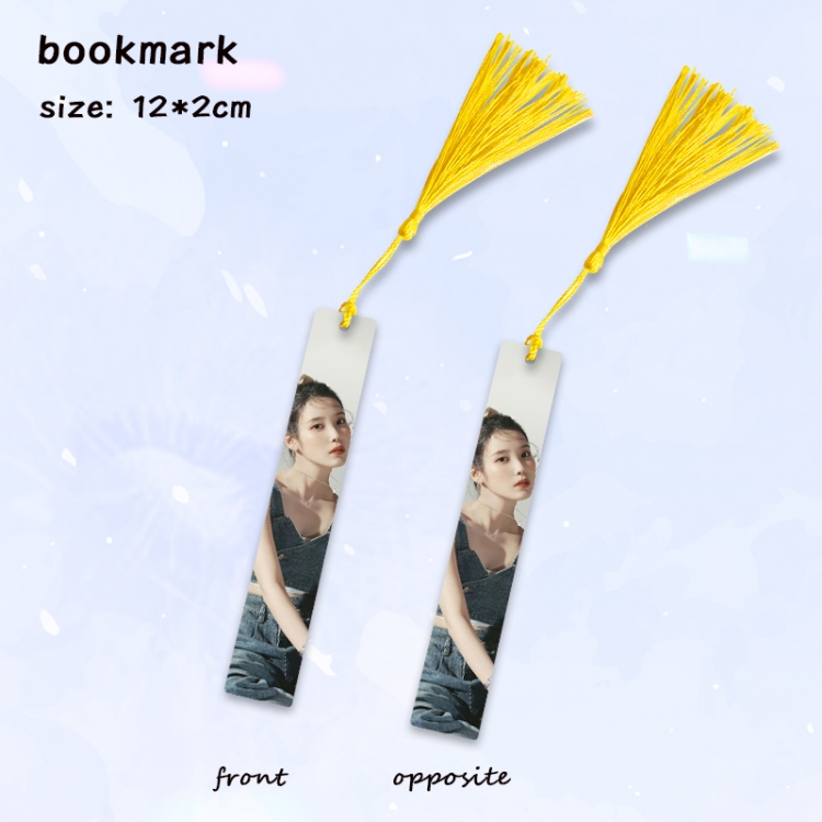 IU full-color printed metal bookmark pendant price for 5 pcs
