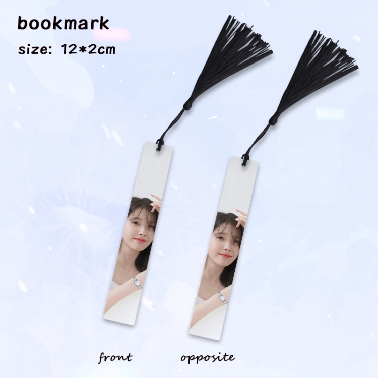 IU full-color printed metal bookmark pendant price for 5 pcs
