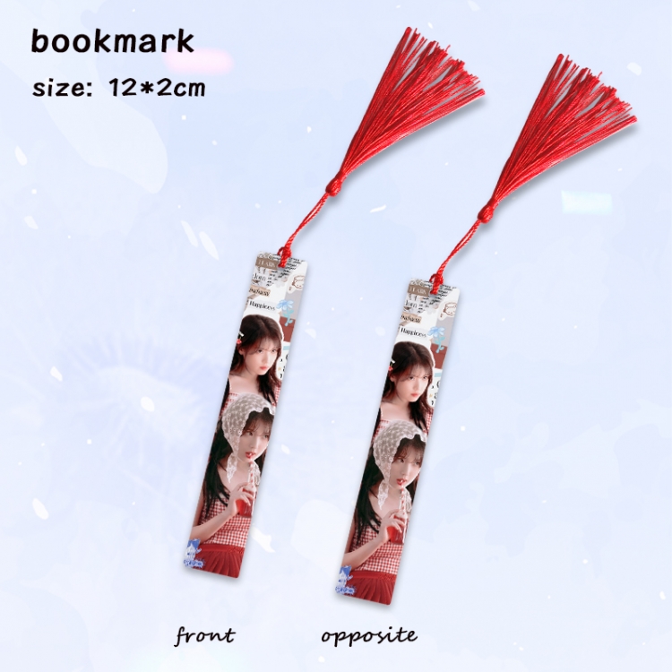 IU full-color printed metal bookmark pendant price for 5 pcs