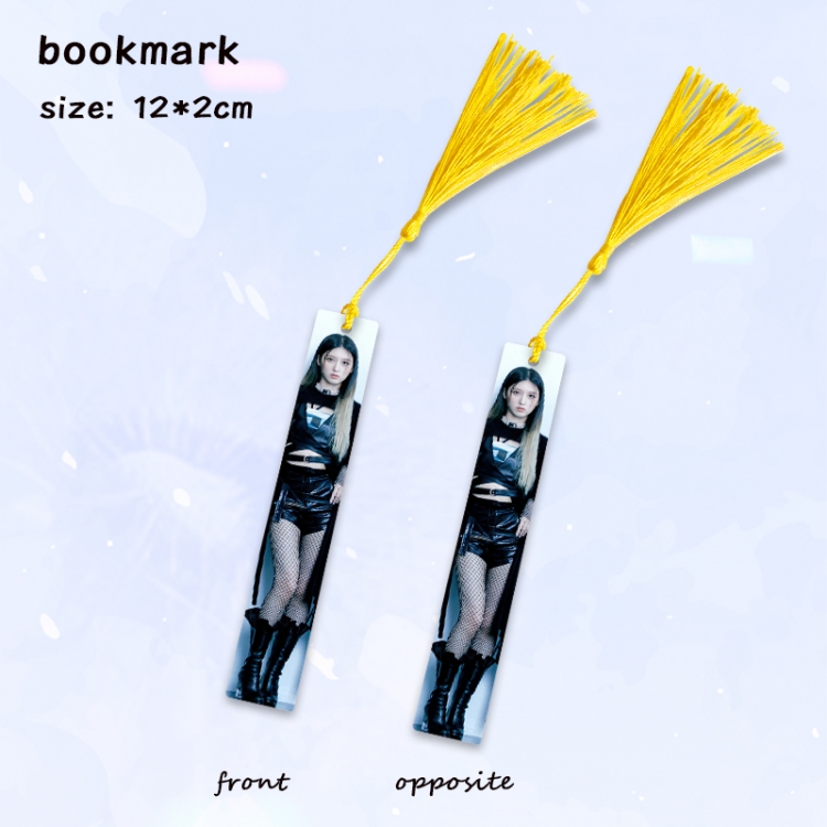 IVE Anime full-color printed metal bookmark pendant price for 5 pcs