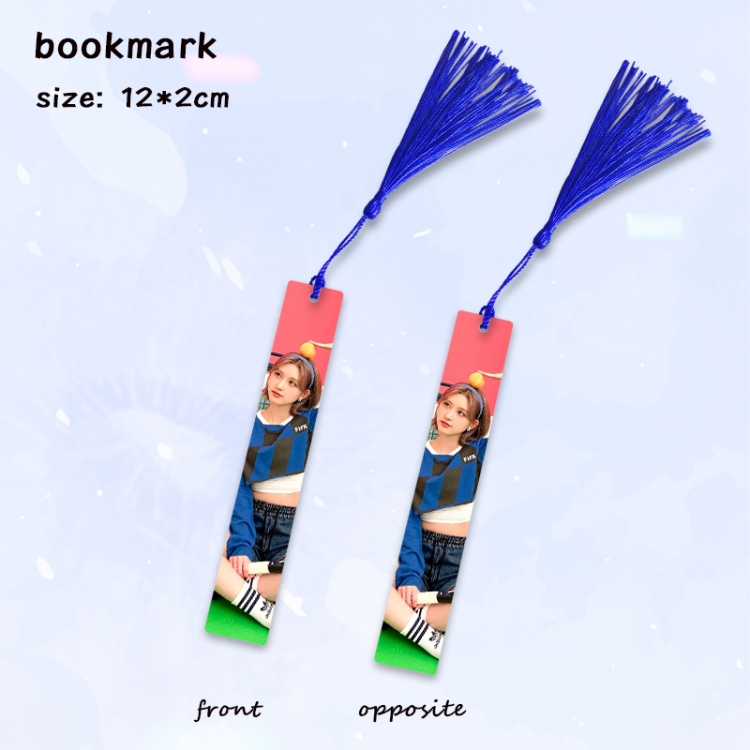IVE Anime full-color printed metal bookmark pendant price for 5 pcs