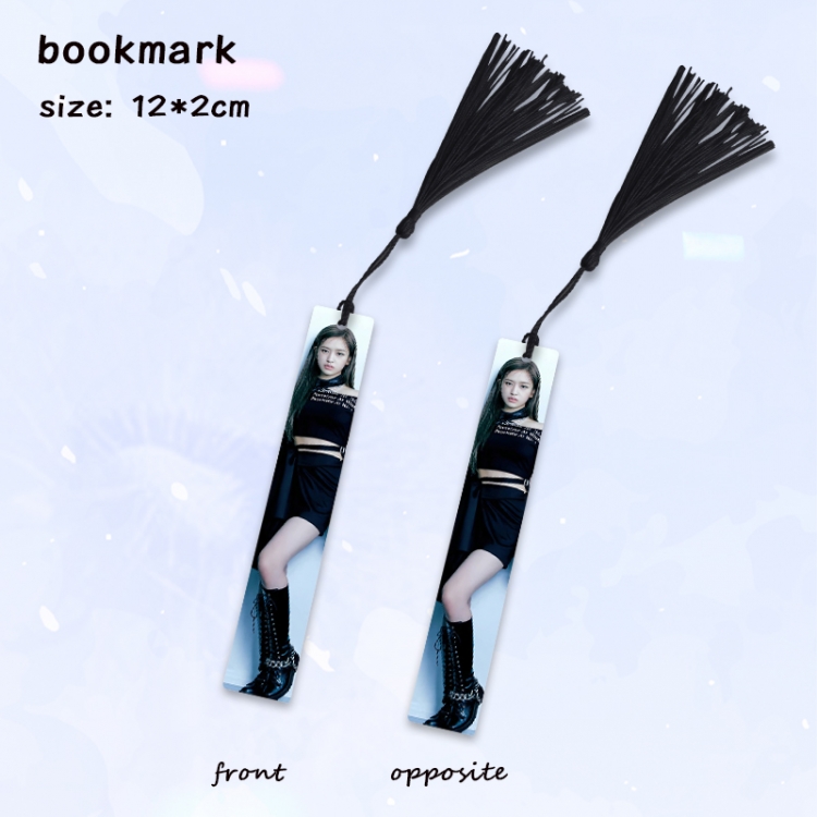 IVE Anime full-color printed metal bookmark pendant price for 5 pcs