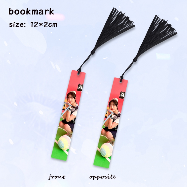 IVE Anime full-color printed metal bookmark pendant price for 5 pcs