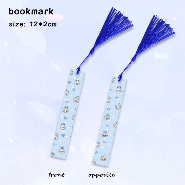 Labubu Anime full-color printed metal bookmark pendant price for 5 pcs