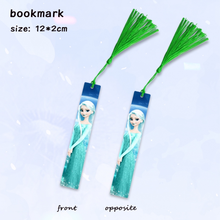 Frozen Anime full-color printed metal bookmark pendant price for 5 pcs