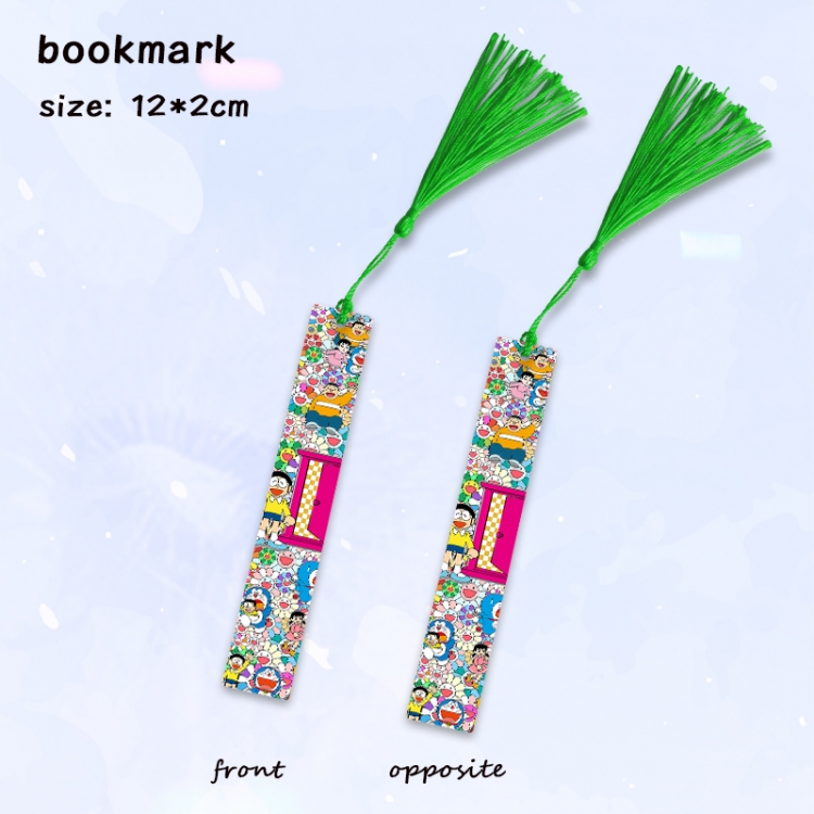 Doraemon Anime full-color printed metal bookmark pendant price for 5 pcs