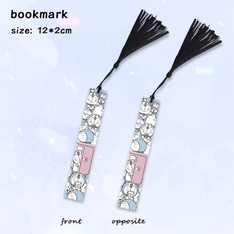 Doraemon Anime full-color printed metal bookmark pendant price for 5 pcs