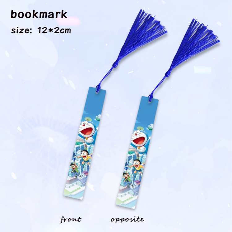 Doraemon Anime full-color printed metal bookmark pendant price for 5 pcs