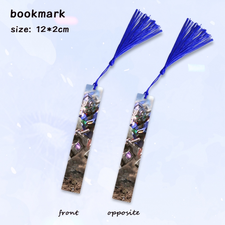 Gundam Anime full-color printed metal bookmark pendant price for 5 pcs