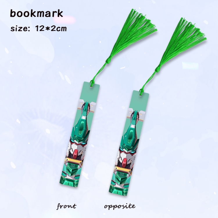 Gundam Anime full-color printed metal bookmark pendant price for 5 pcs