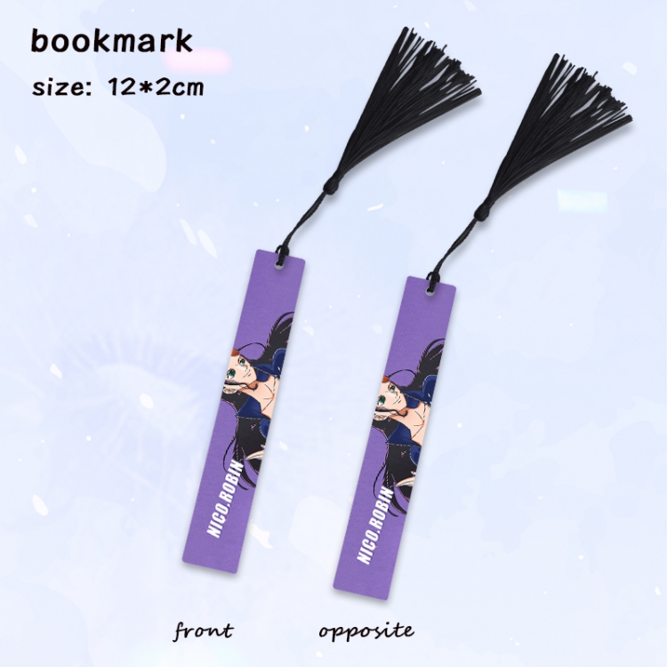 One Piece Anime full-color printed metal bookmark pendant price for 5 pcs