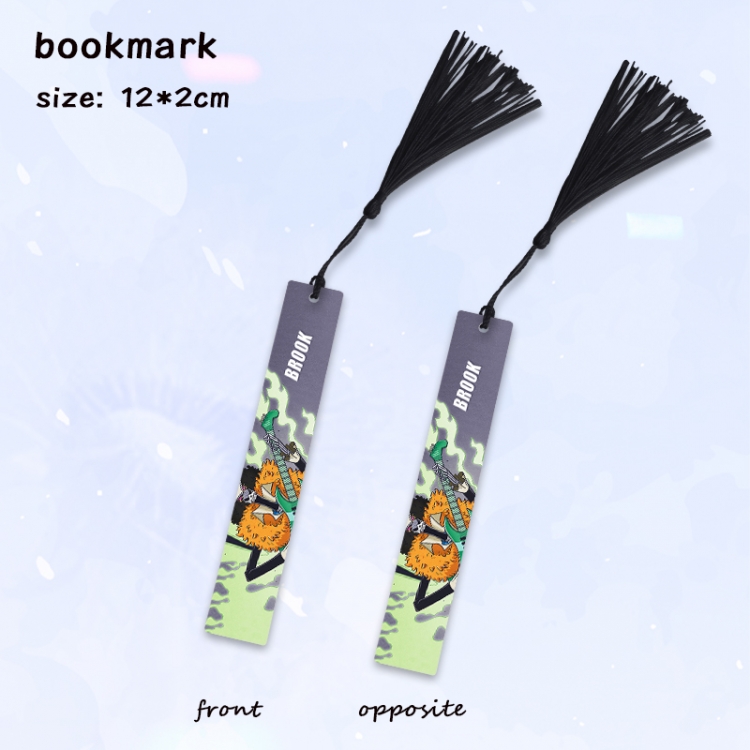 One Piece Anime full-color printed metal bookmark pendant price for 5 pcs