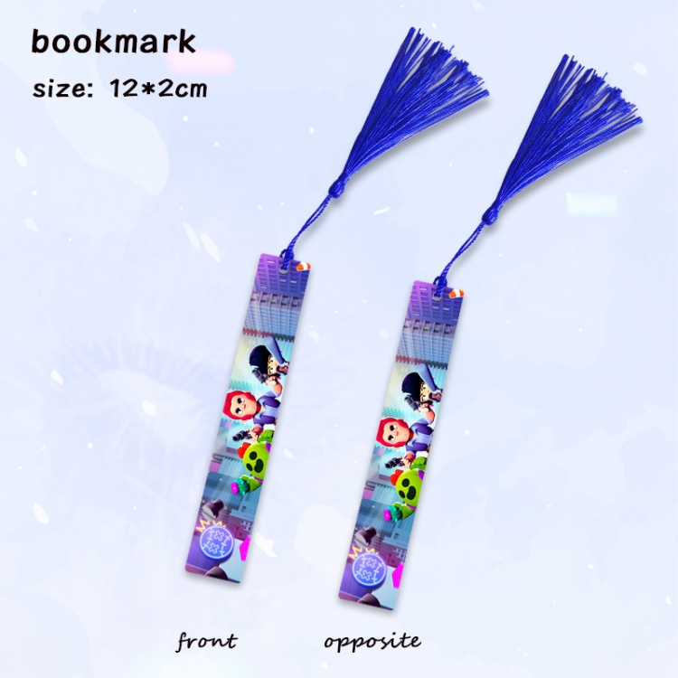Brawl Stars Anime full-color printed metal bookmark pendant price for 5 pcs