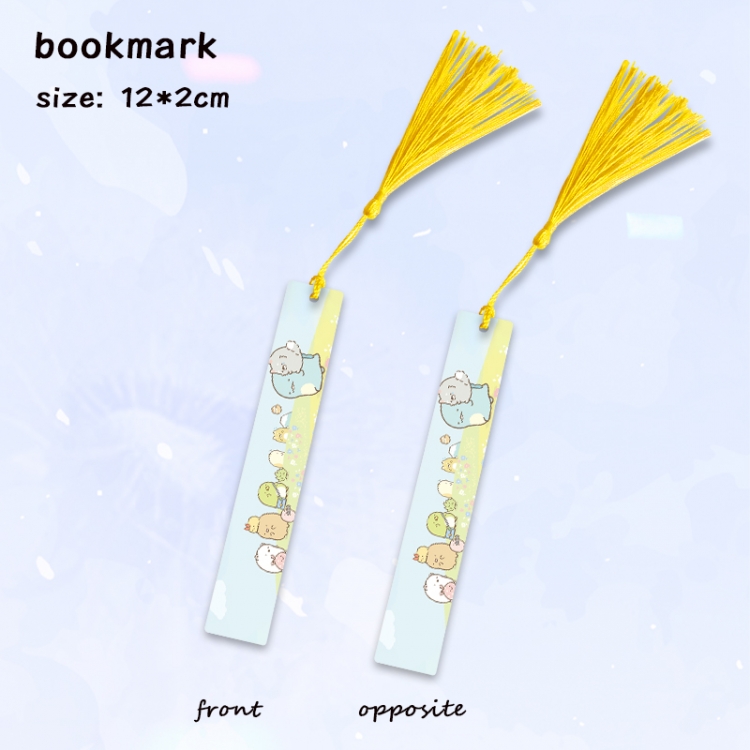 Corner creatures Anime full-color printed metal bookmark pendant price for 5 pcs