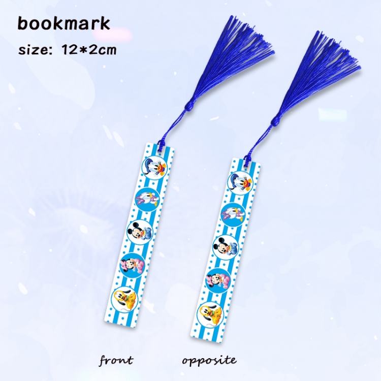 Mickey Anime full-color printed metal bookmark pendant price for 5 pcs